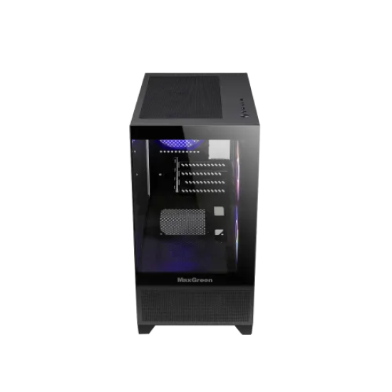 MaxGreen Panora PS5 Mid-Tower M-ATX Gaming Casing With 200W Power Supply