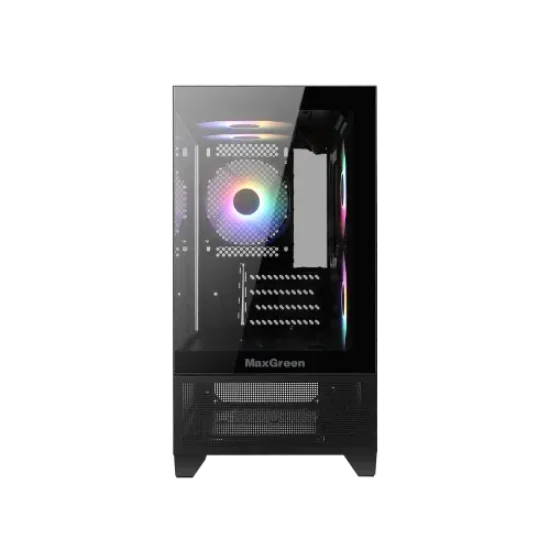 MaxGreen Panora PS5 Mid-Tower M-ATX Gaming Casing With 200W PSU | High ...