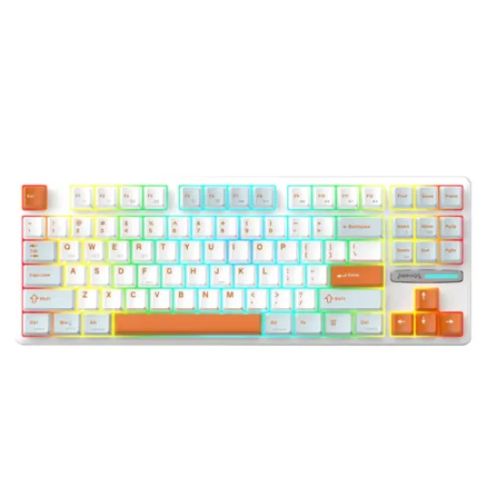 Monka 3087 Gasket Mount RGB Mechanical Keyboard Semi Hot-Swappable