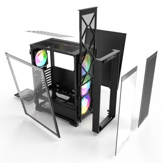 Montech AIR 1000 Premium Black ATX Mid-Tower Casing|Black
