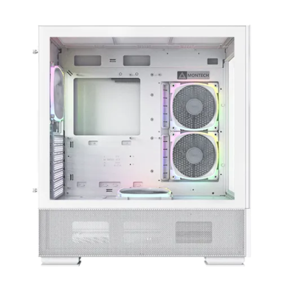 Montech SKY TWO Pristine ATX Mid-Tower Casing|White