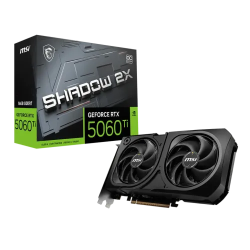 MSI GeForce RTX 5060 Ti 16G SHADOW 2X OC PLUS 16GB 128 bit GDDR7 Graphics Card