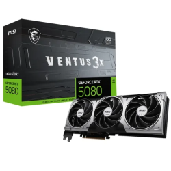 MSI GeForce RTX 5080 16G VENTUS 3X OC PLUS 16GB 256-bit GDDR7 Graphics Card