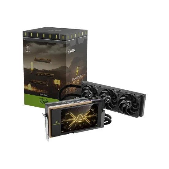 MSI GeForce RTX 5090 32GB  GDDR7 512-bit LIGHTNING Z Graphics Card