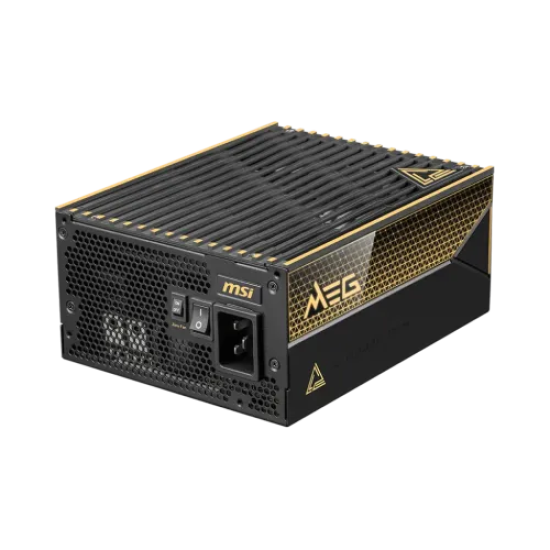 MSI MEG Ai1600T PCIE5 1600W 80+ Titanium Certified Fully Modular Power Supply