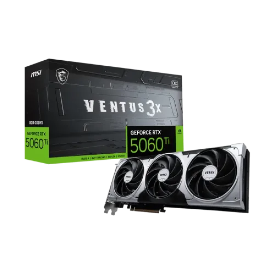 MSI GeForce RTX 5060 Ti 8G VENTUS 3X OC GDDR7 8GB Graphics Card