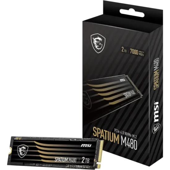 MSI SPATIUM M480 PRO 2TB PCIe 4.0 NVMe M.2 2280 SSD