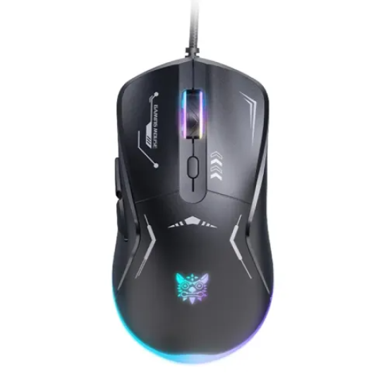 Onikuma CW917 RGB Dual Mode Wired + 2.4GHz Wireless Mouse| White