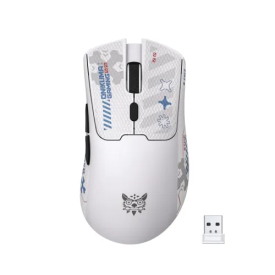 Onikuma DM01 Tri-Mode RGB Backlit Wireless Gaming Mouse With Sticker