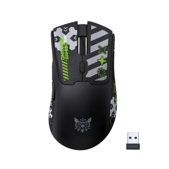 Onikuma DM01 Tri-Mode RGB Backlit Wireless Gaming Mouse With Sticker