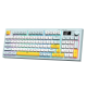 ONIKUMA G80 Tri-Mode Wireless Membrane Keyboard with LCD Screen & Multifunction Knob|94 Keys 