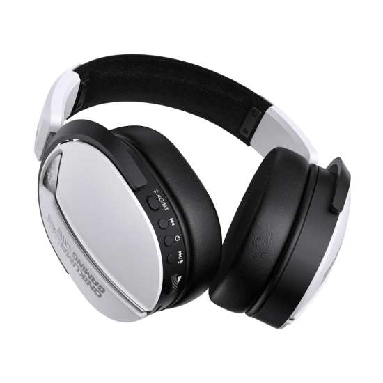 ONIKUMA GT887 Four-Mode Bluetooth Headset Ultra-Low Latency with Rotatable Microphone | WHITE