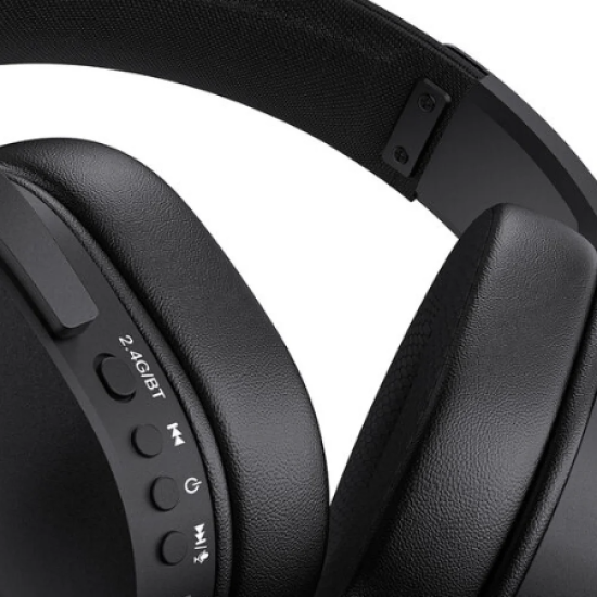ONIKUMA GT887 Four-Mode Bluetooth Headset Ultra-Low Latency with Rotatable Microphone | BLACK