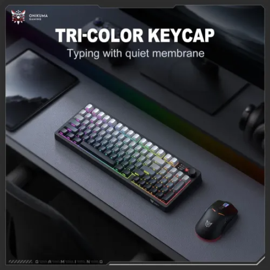 Onikuma MT902 RGB 95 keys Tri-Mode Gaming Keyboard