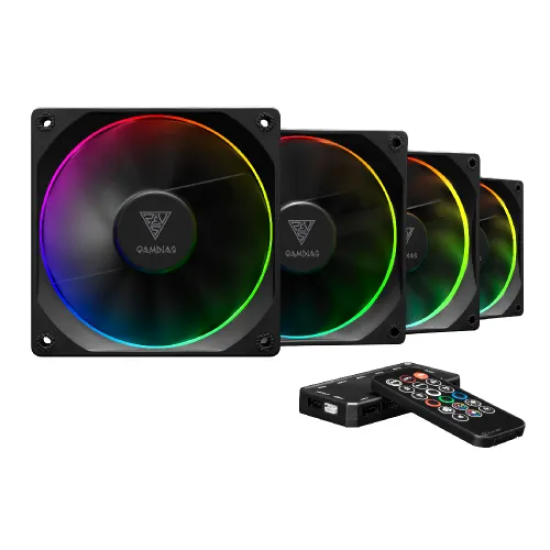 Gamdias AEOLUS M3-1204R ARGB Casing Cooler Fan