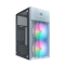 OVO J-618 W Acrylic RGB Mini-Tower mATX Gaming Casing|White