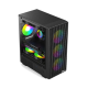 PC Power Air X Mesh BK Micro-ATX Mid Tower Gaming Casing