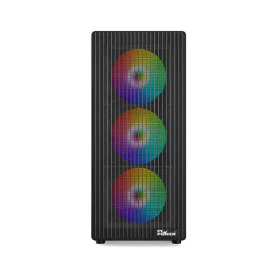 PC Power Air X Mesh BK Micro-ATX Mid Tower Gaming Casing
