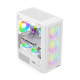 PC Power Air X Mesh WH Micro-ATX Mid Tower Gaming Casing