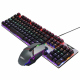 Pc Power Flare Combo RGB Wired Mechanical Gaming Keyboard & Mouse Combo