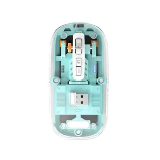 Pc Power PGM-P4 Transparent Bluetooth Mouse | Blue