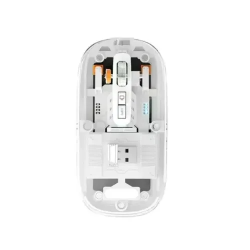 PC Power PGM-P4 Transparent Wireless Mouse | White