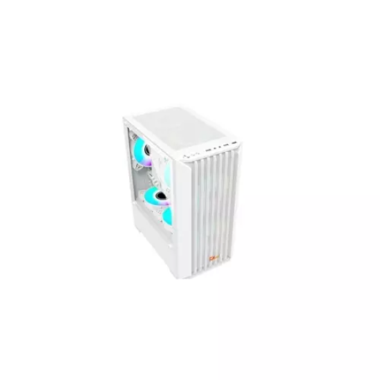 PC Power White Breeze Mesh Gaming Case WIth PSU