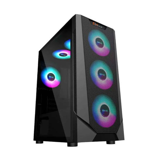 PC Power PG-300 Panzer Mesh Mid Tower ATX Gaming Casing Black