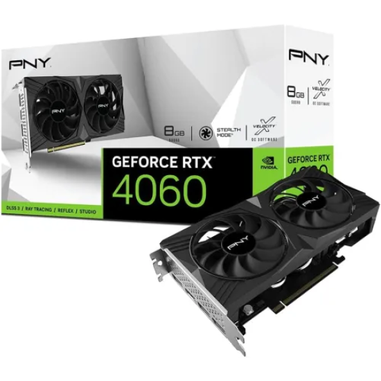 PNY GeForce RTX 4060 GDDR6 8GB VERTO Dual Fan Graphics Card