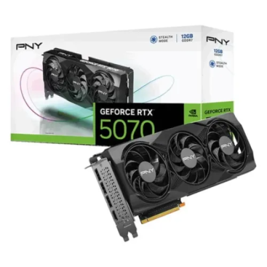 PNY GeForce RTX 5070 Triple Fan GDDR7 12GB Graphic Card