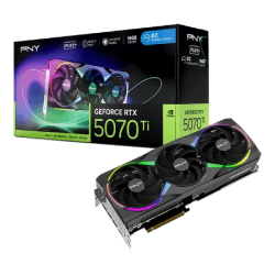 PNY GeForce RTX 5070 Ti Epic-X ARGB OC Triple Fan GDDR7 16GB Graphic Card