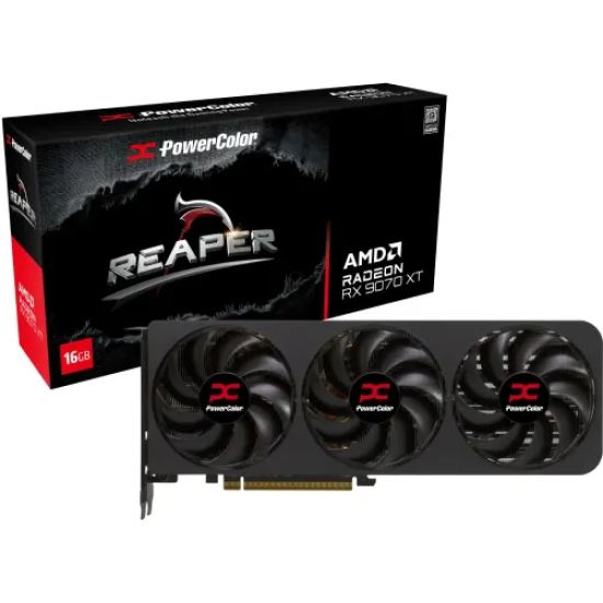 PowerColor Reaper AMD Radeon RX 9070 XT GDDR6 16GB Graphics Card
