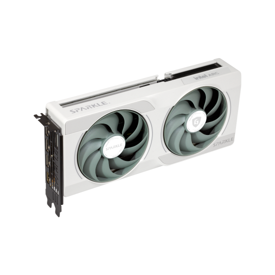 SPARKLE Intel Arc B570 Luna OC GDDR6 10GB GUARDIAN White Edition Graphics Card