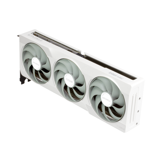 Sparkle TITAN LUNA OC Arc B580 12GB GDDR6 White Edition Graphics Card 