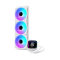 T-Wolf Frost X360 360mm Liquid CPU Cooler with 4.0-Inch Custom-Design Display White