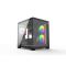T-Wolf Mystery Box NV X5 Infinity ARGB M-ATX Mid Tower Gaming Casing | Black