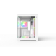 T-Wolf Mystery Box NV X5 Infinity ARGB M-ATX Mid Tower Gaming Casing | White