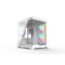 T-Wolf Mystery Box NV X5 Infinity ARGB M-ATX Mid Tower Gaming Casing | White