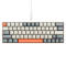 T-Wolf T30 Tri-Mode RGB Mechanical Keyboard|GREY MILK TEA