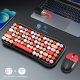T-Wolf TF660 Wireless ABS Material Keyboard Mouse Combo | Red