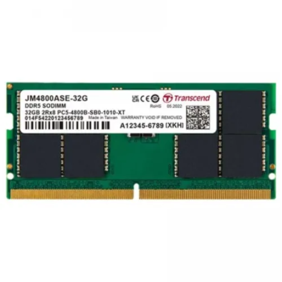 Transcend JetRAM DDR5 32GB 4800Mhz SO-DIMM Laptop RAM