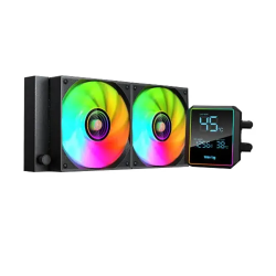 Value-Top TYDAL 240D ARGB 240mm AIO Black Liquid CPU Cooler With Display