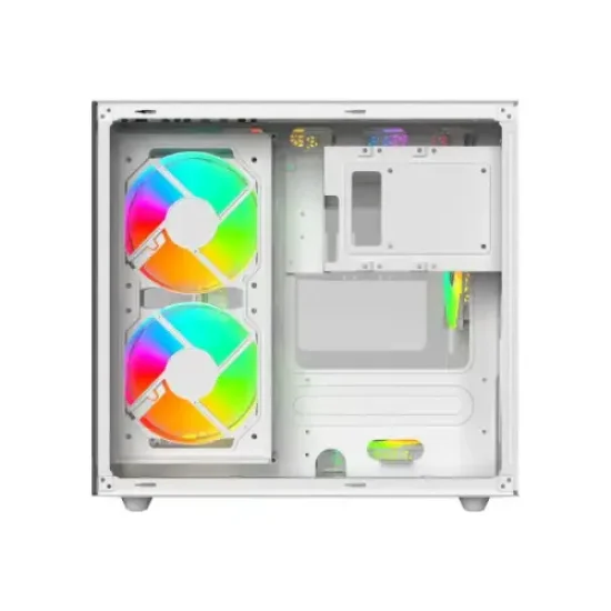 VALUE-TOP V900W Dual-Chamber Micro-ATX Frameless Gaming Case – ARGB ...