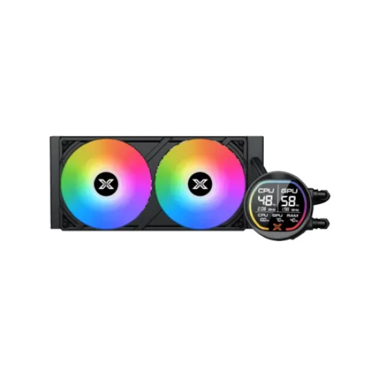 Xigmatek LK Pro 240 Digital 240mm ARGB Liquid CPU Cooler with Mini Digital LCD Display