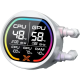 Xigmatek LK Pro 360 Digital WH 360mm ARGB Liquid CPU Cooler with Mini Digital LCD Display