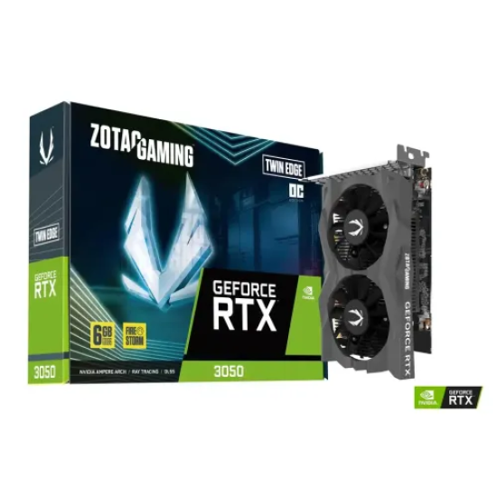 Zotac GAMING GeForce RTX 3050 Twin Edge OC GDDR6 6GB Graphics Card