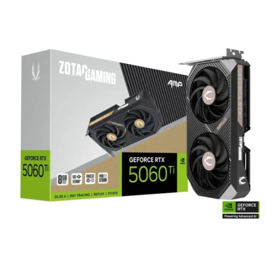 ZOTAC GAMING GeForce RTX 5060 Ti AMP GDDR7 8GB Graphics Card